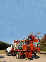 DR155 Water Well Drilling Rig featuring up to 15 foot drill stems